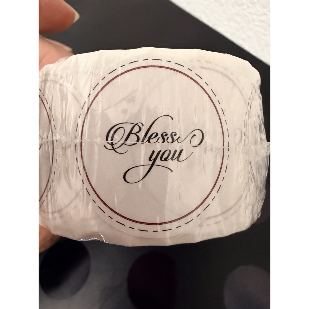 BLESS YOU RELIGIOUS ENVELOPE SEALS LABELS STICKERS Small Business Sticker White‎